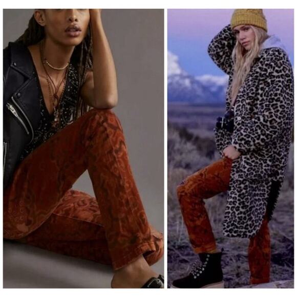 Anthropologie Pilcro Slim Distressed Boyfriend Crop Ankle Jeans Women 26 Rustic - Picture 2 of 14